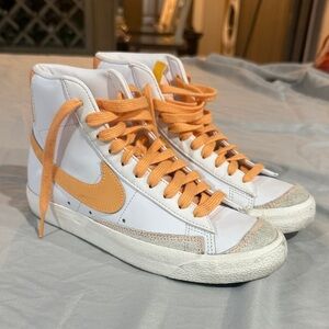 Nike White and Orange Blazers